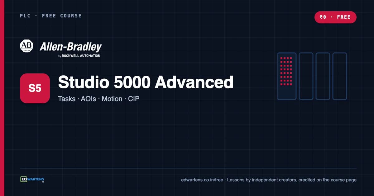 Allen-Bradley Studio 5000 Advanced course cover