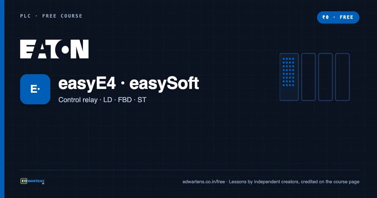 Eaton easyE4 Control Relay with easySoft course cover