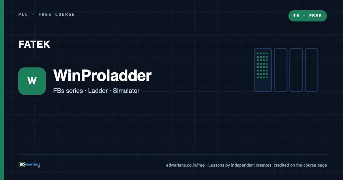 FATEK PLC with WinProladder course cover
