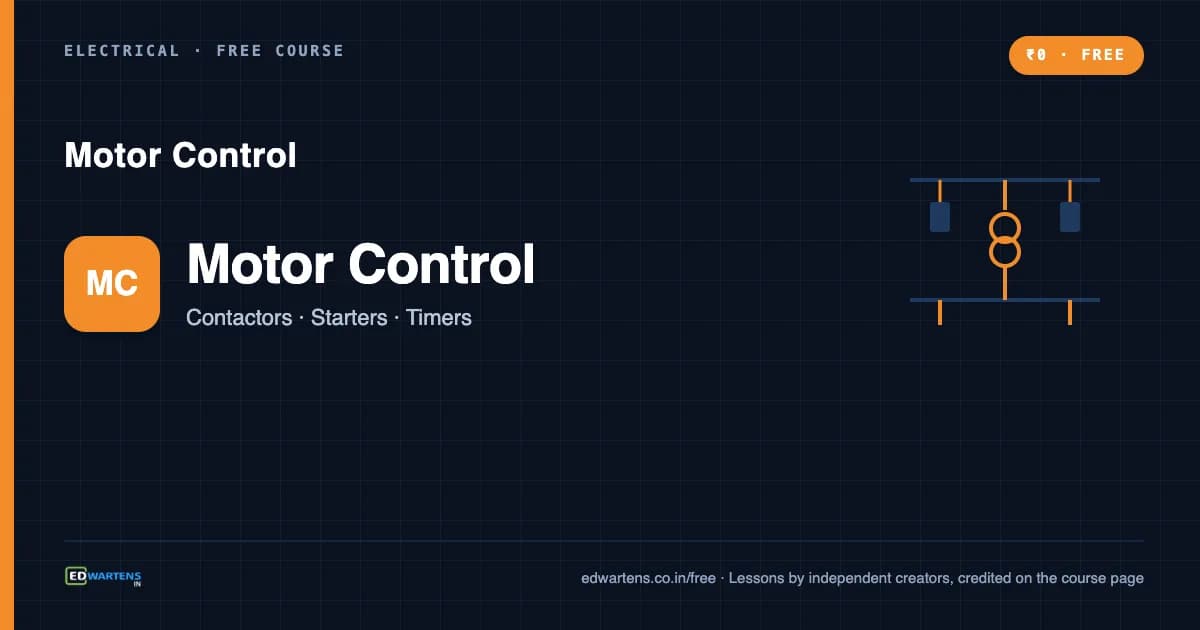 Industrial Motor Control course cover
