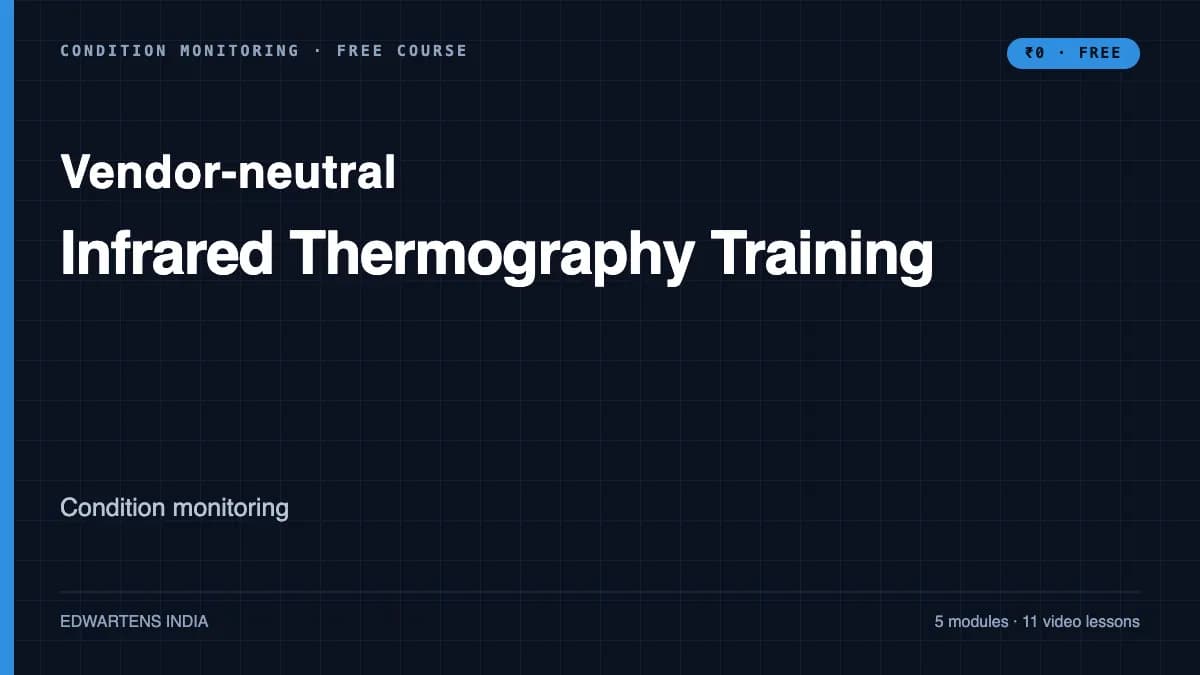 Infrared Thermography Training course cover