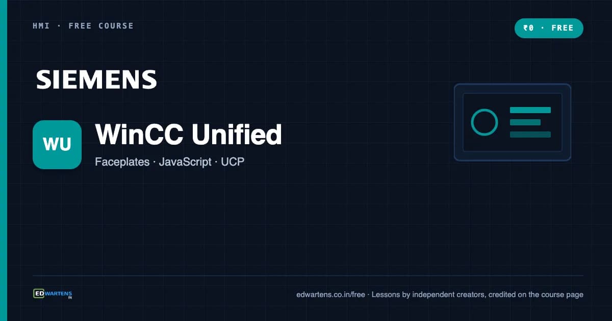 Siemens WinCC Unified course cover