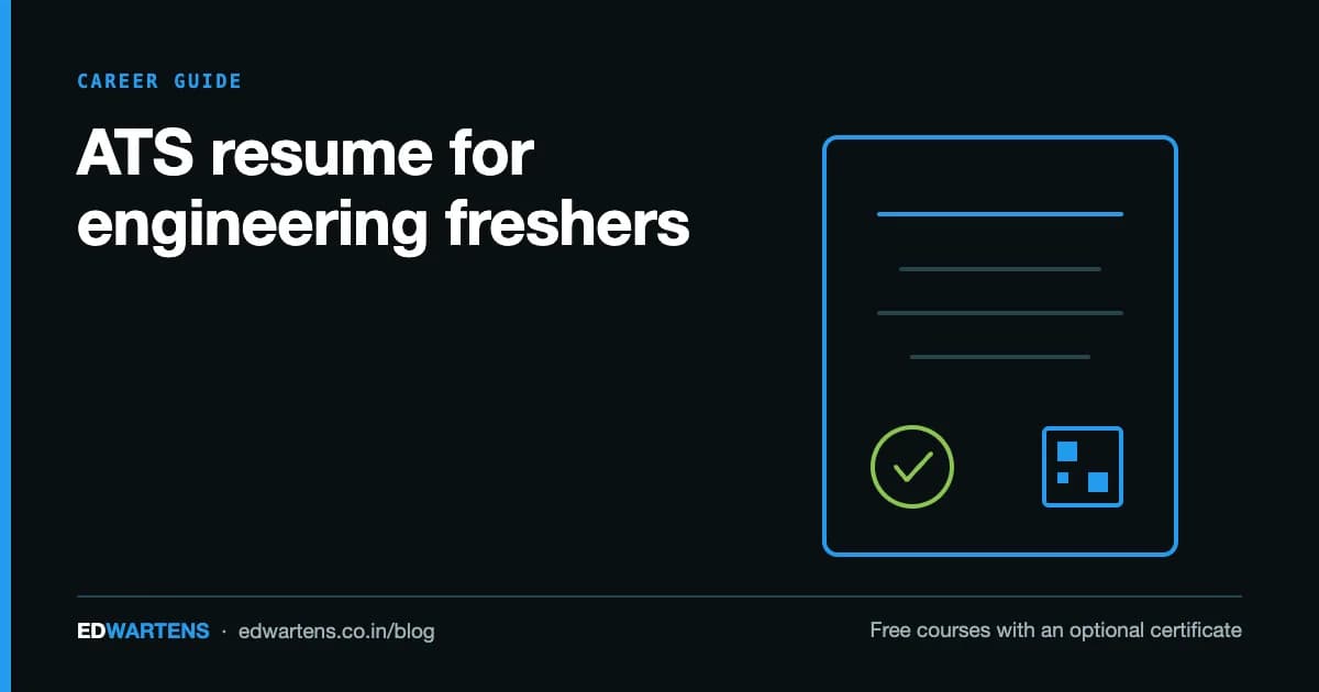 ATS Resume for Engineering Freshers: Check Yours Free