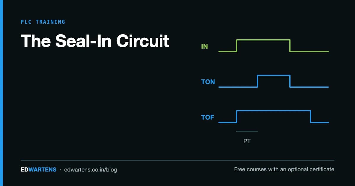 The Seal-In Circuit: The First Rung Every PLC Programmer Must Be Able to Draw