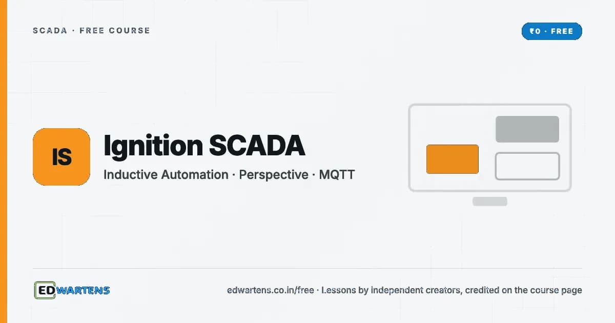 Ignition SCADA by Inductive Automation free course cover