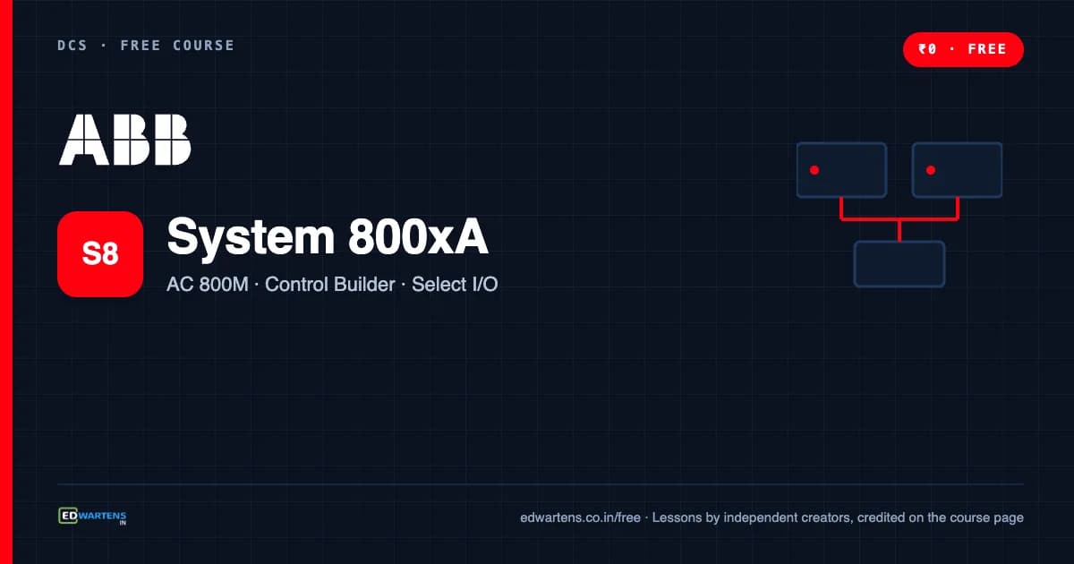 ABB Ability System 800xA DCS course cover