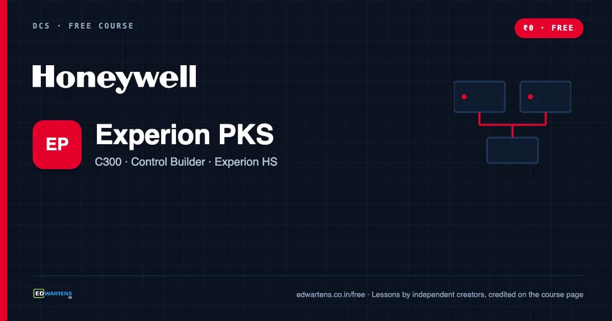 Honeywell Experion PKS DCS: Engineering and Maintenance course cover